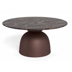 Kavos staliukas 25397 Ø80 rudas/pilkas