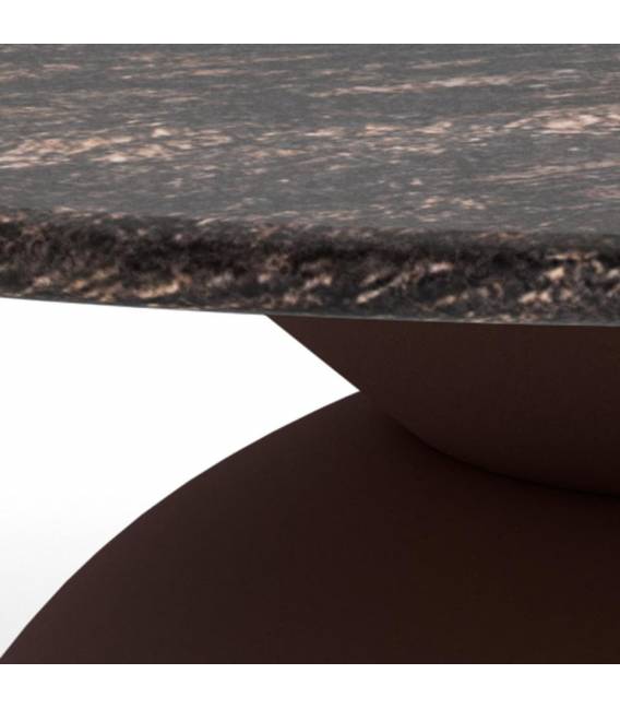 Kavos staliukas 25397 Ø80 rudas/pilkas