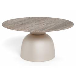 Kavos staliukas 25283 Ø80 rusvas