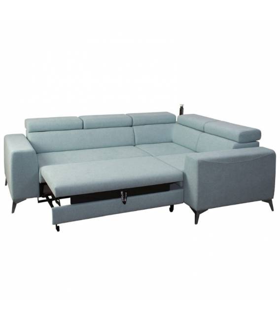 Minkštas kampas HERON 256x190 žydras