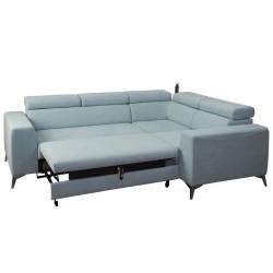 Minkštas kampas HERON 256x190 žydras