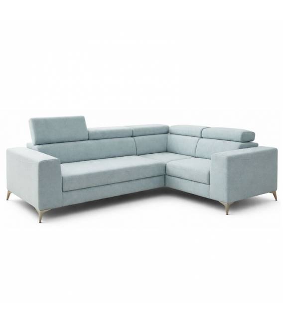 Minkštas kampas HERON 256x190 žydras