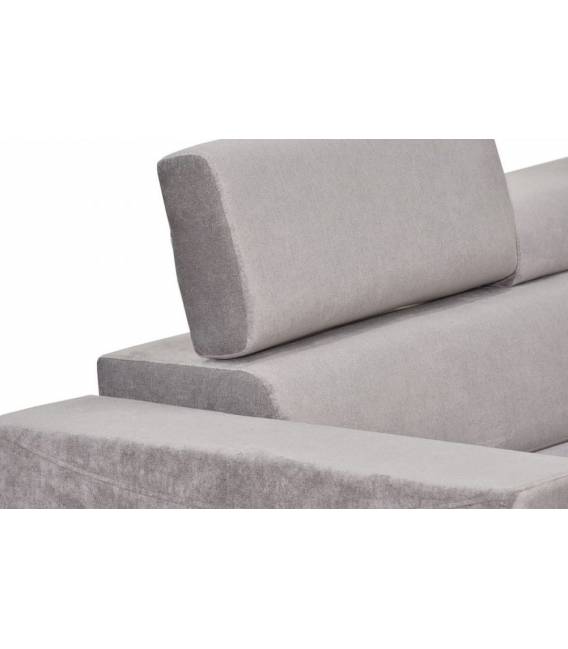 Minkštas kampas HERON 256x365 pilkas