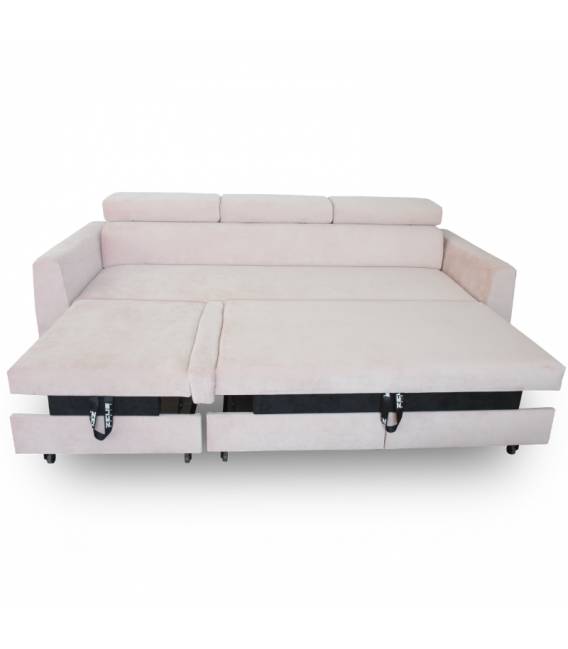 Sofa-lova HERON 249x99 rožinė