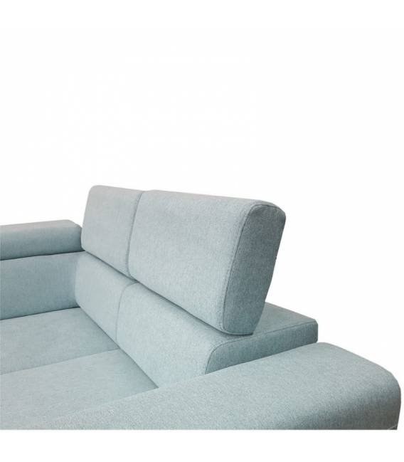 Minkštas kampas HERON U 321x222 melsvas