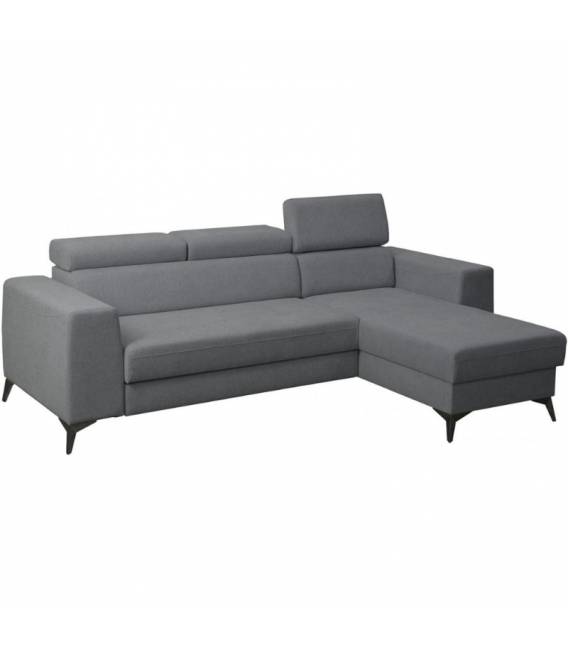 Minkštas kampas HERON 258x192 pilkas