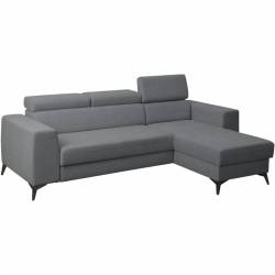 Minkštas kampas HERON 258x192 pilkas