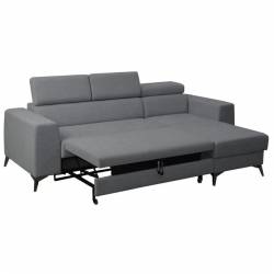 Minkštas kampas HERON 258x192 pilkas