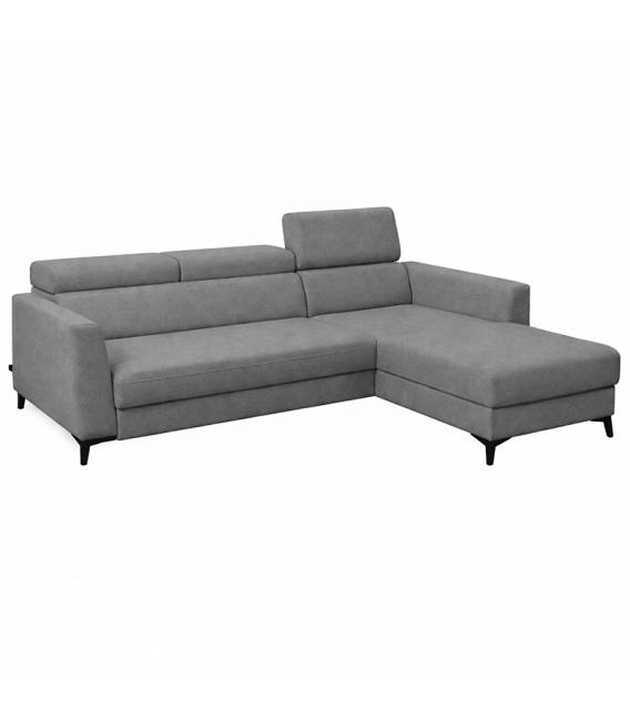 Minkštas kampas HERON 238x170 pilkas