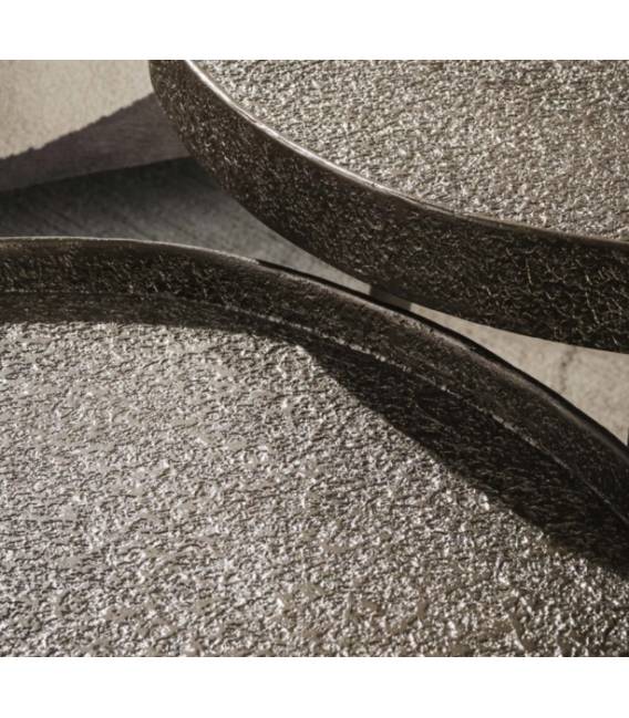 Kavos staliukų komplektas CONTOUR 50x60/80x60 rudas (2vnt.)