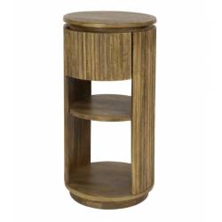 Naktinė spintelė WAVO Ø30 ruda