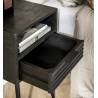 Naktinis staliukas MARINA 35x35 juodas