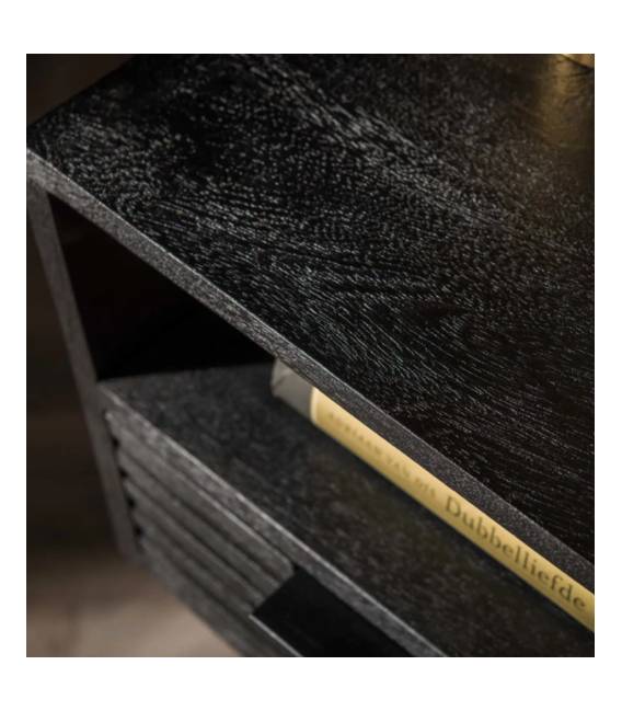 Naktinis staliukas MARINA 35x35 juodas