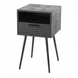 Naktinis staliukas MARINA 35x35 juodas