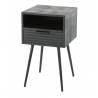 Naktinis staliukas MARINA 35x35 juodas