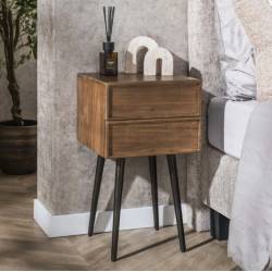 Naktinė spintelė FRAME 45x40 ruda