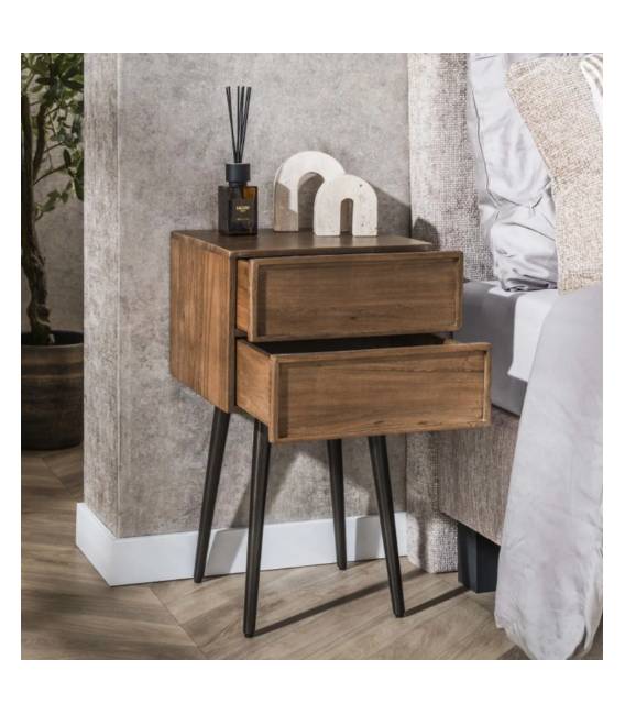 Naktinė spintelė FRAME 45x40 ruda