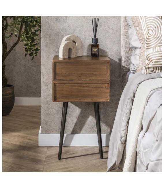 Naktinė spintelė FRAME 45x40 ruda