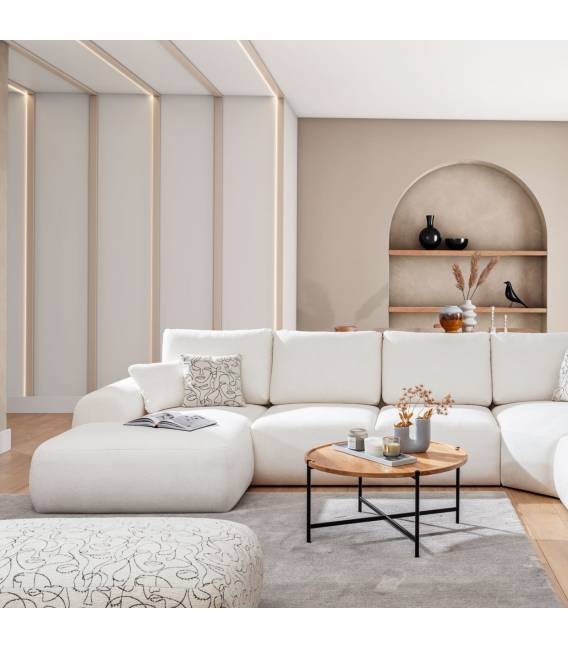 Minkštas kampas DIONIZOS 274x396 beige