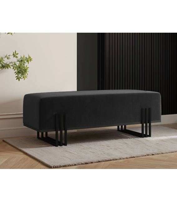 Suoliukas BOLU 35x80 juodas/ juodos kojos