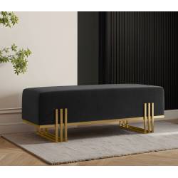 Suoliukas BOLU 35x100 juodas/ aukso kojos