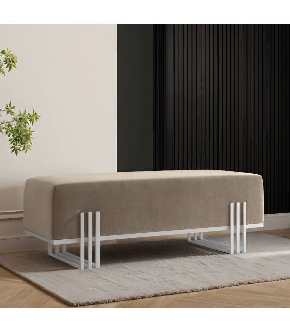 Suoliukas BOLU 35x80 rudas/ baltos kojos