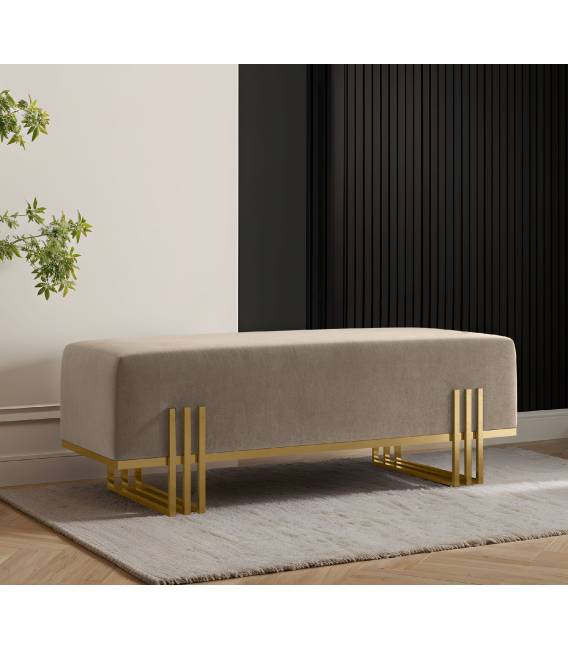 Suoliukas BOLU 35x80 rudas/ aukso kojos