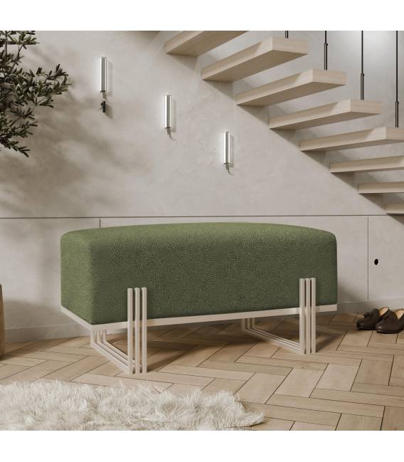 Suoliukas BOLU 35x100 žalias/ kašmyro kojos