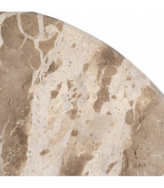 Kavos staliukas MARO Ø90 rudas