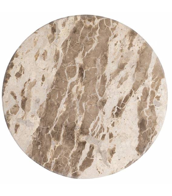 Kavos staliukas MARO Ø90 rudas