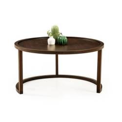 Kavos staliukas MARSIS Ø90 rudas