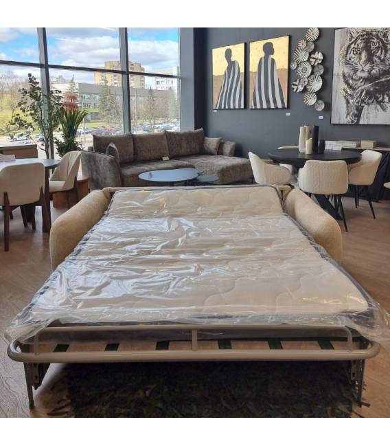 Sofa-lova SANTA 194x98 gelsva