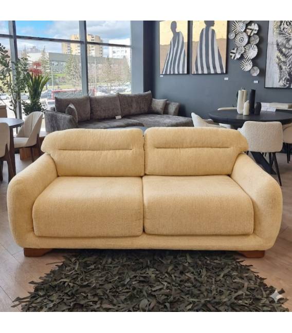 Sofa-lova SANTA 194x98 gelsva