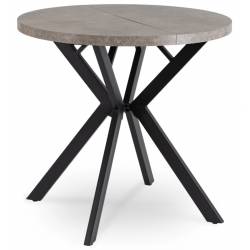 Išskleidžiamas stalas RIO Ø80(160) pilkas