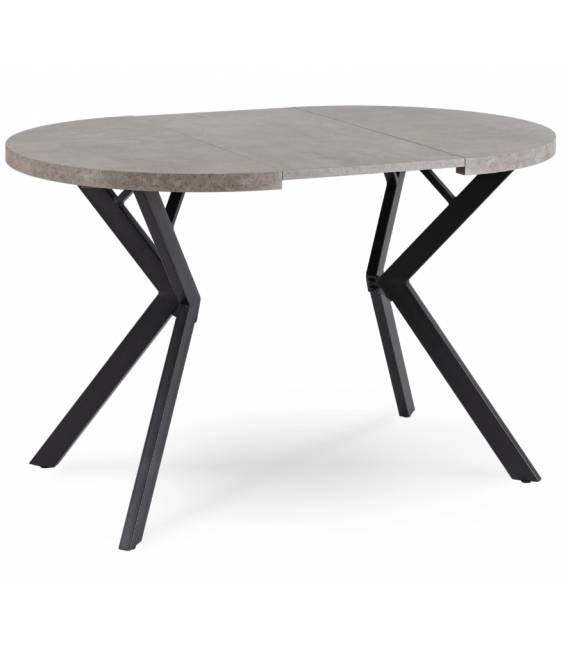 Išskleidžiamas stalas RIO Ø80(160) pilkas