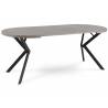Išskleidžiamas stalas RIO Ø80(160) pilkas