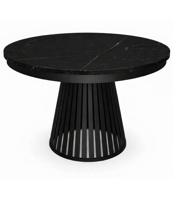 Išskleidžiamas apvalus stalas NORE su žiedu Ø120(196) atelier