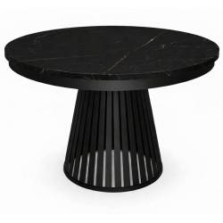 Išskleidžiamas apvalus stalas NORE su žiedu Ø120(196) atelier