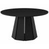 Išskleidžiamas apvalus stalas BRONX Ø100(180)x76 juodas