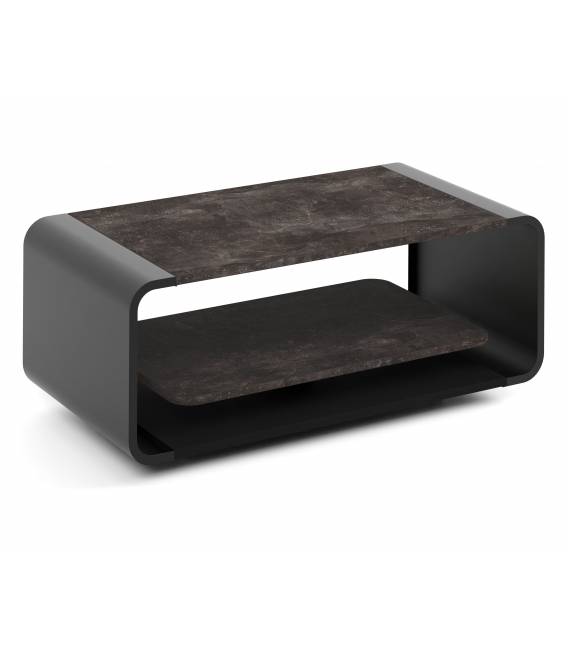 Kavos staliukas OLIE 100x50 dark atelier/ juodas