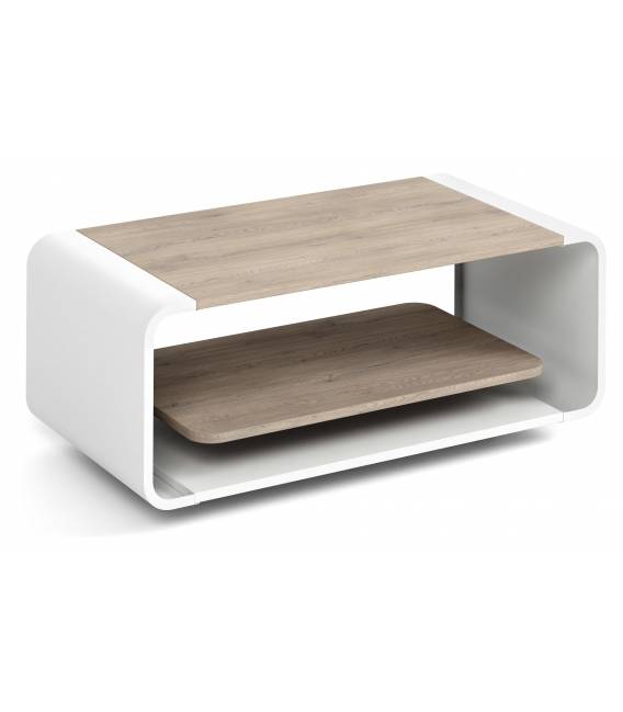 Kavos staliukas OLIE 100x50 teracotta/ baltas