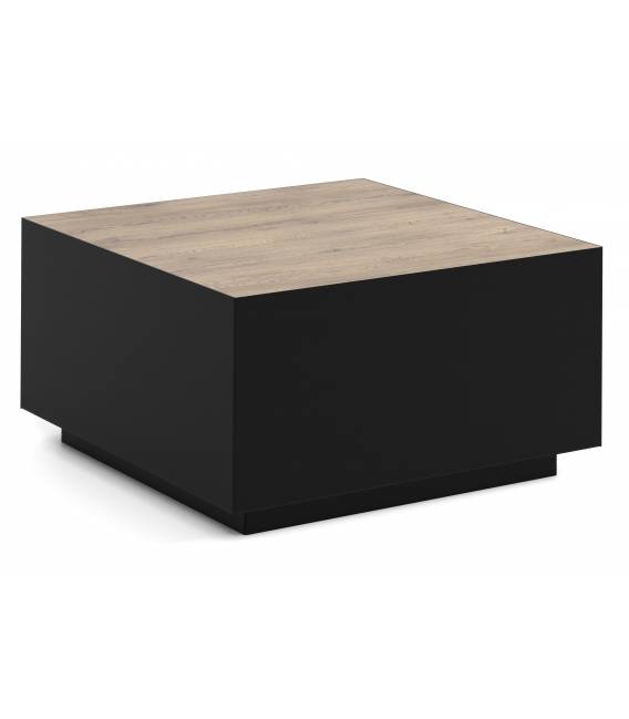 Kavos staliukas DAQU 65x65 teracotta/ juoda