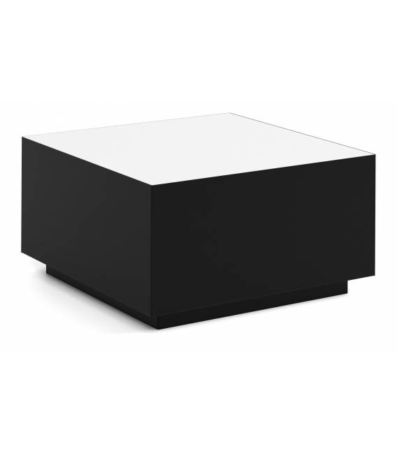 Kavos staliukas DAQU 65x65 juodas/ baltas