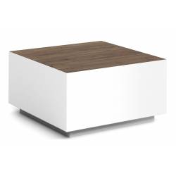 Kavos staliukas DAQU 65x65 davos/ baltas