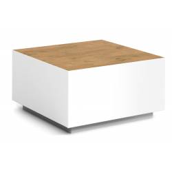 Kavos staliukas DAQU 65x65 lancelot/ baltas