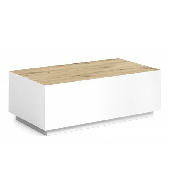 Kavos staliukas SIROM 100x55 artisan/ baltas