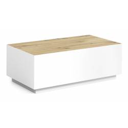 Kavos staliukas SIROM 100x55 artisan/ baltas