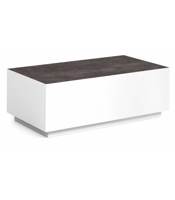 Kavos staliukas SIROM 100x55 dark atelier/ baltas