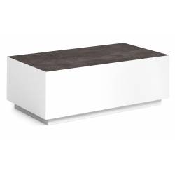 Kavos staliukas SIROM 100x55 dark atelier/ baltas