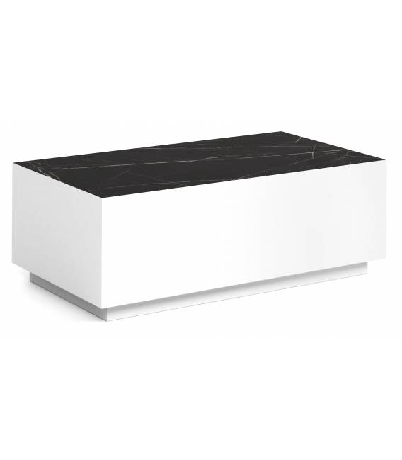 Kavos staliukas SIROM 100x55 pietra grigia/ baltas